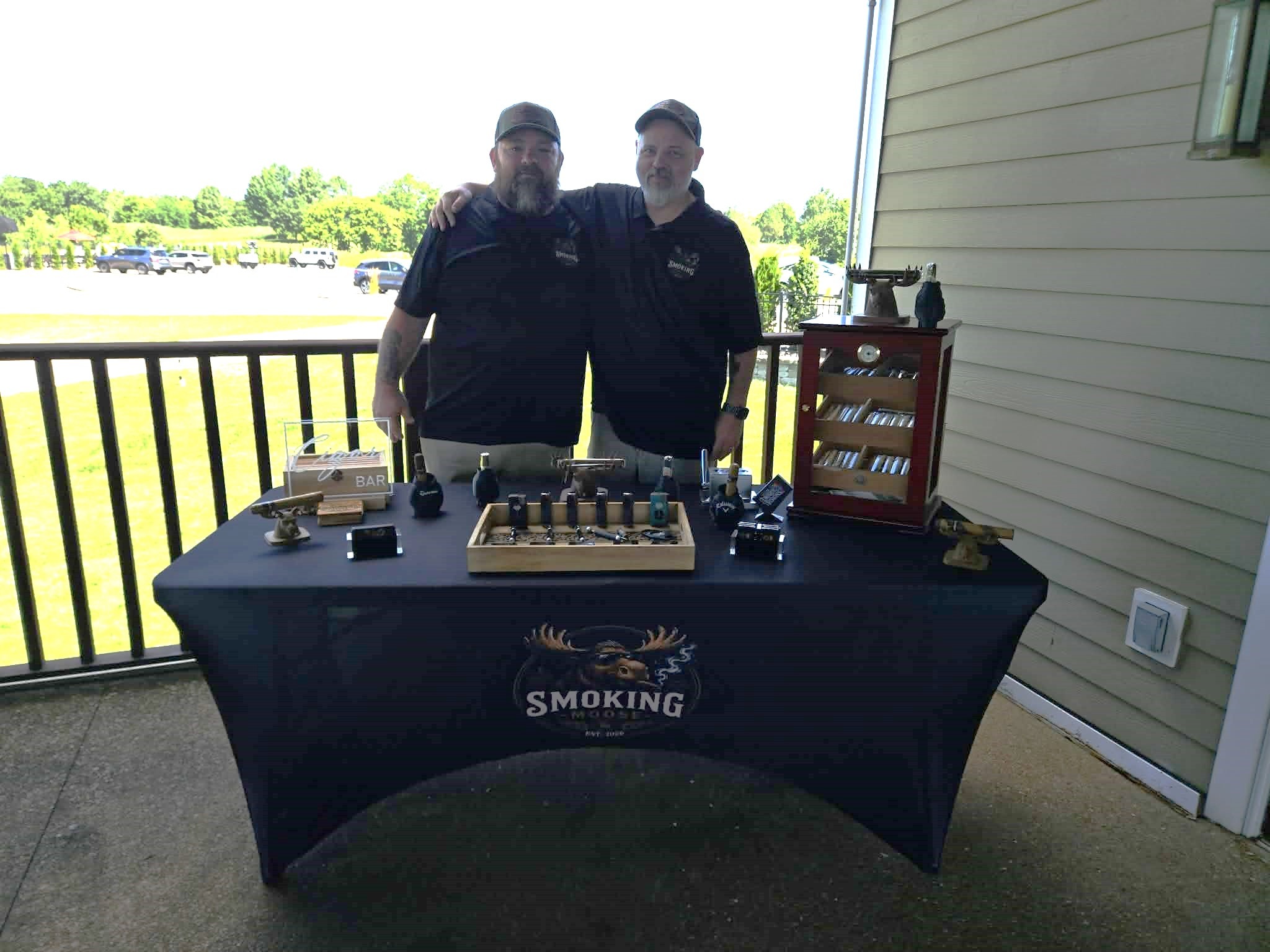 Wedding cigar bar event